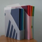 Vertical Paper Storage Idea