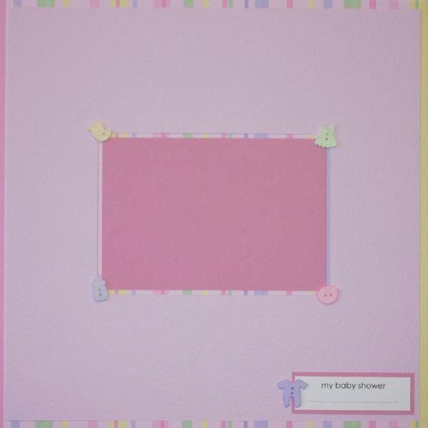 Baby Girl – Baby Shower Signature Layout